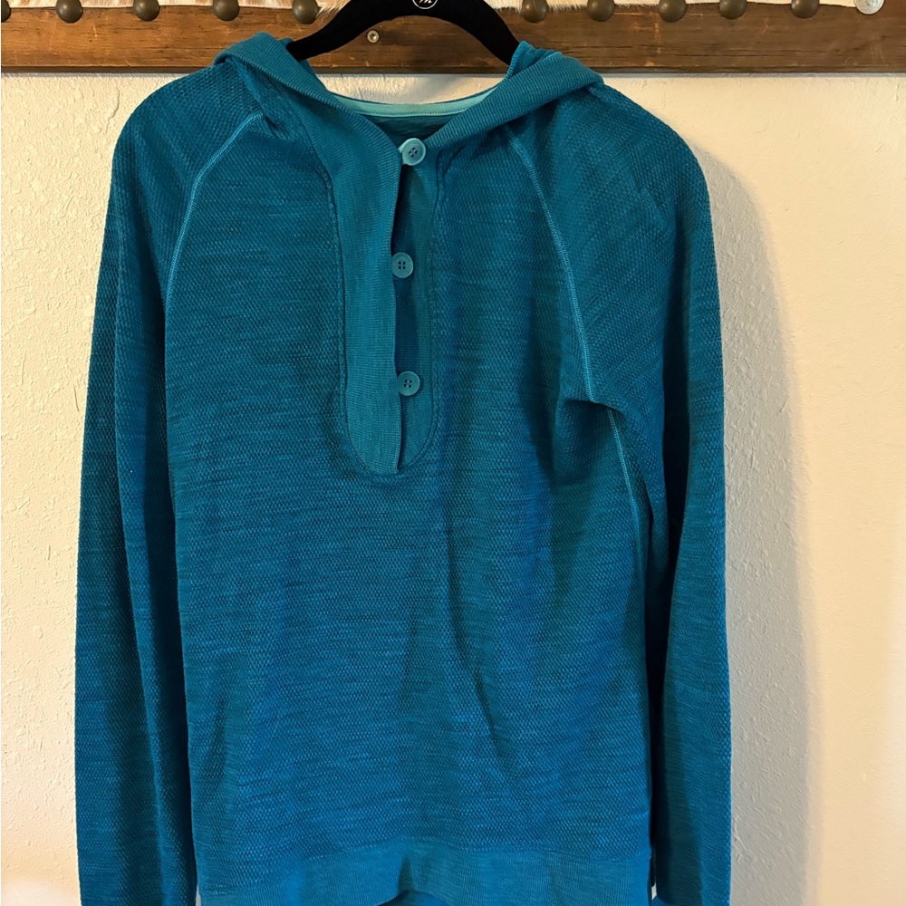 Icebreaker Blue Hooded Sweater